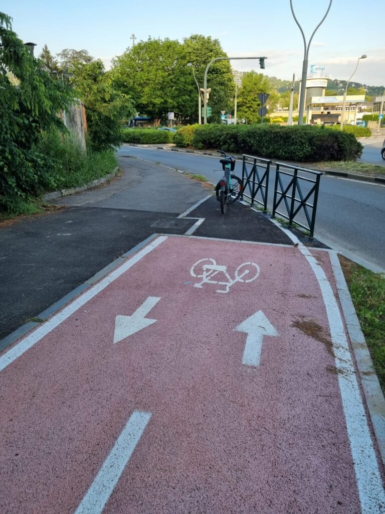 Pista ciclabile Corso Maroncelli maggio 2026