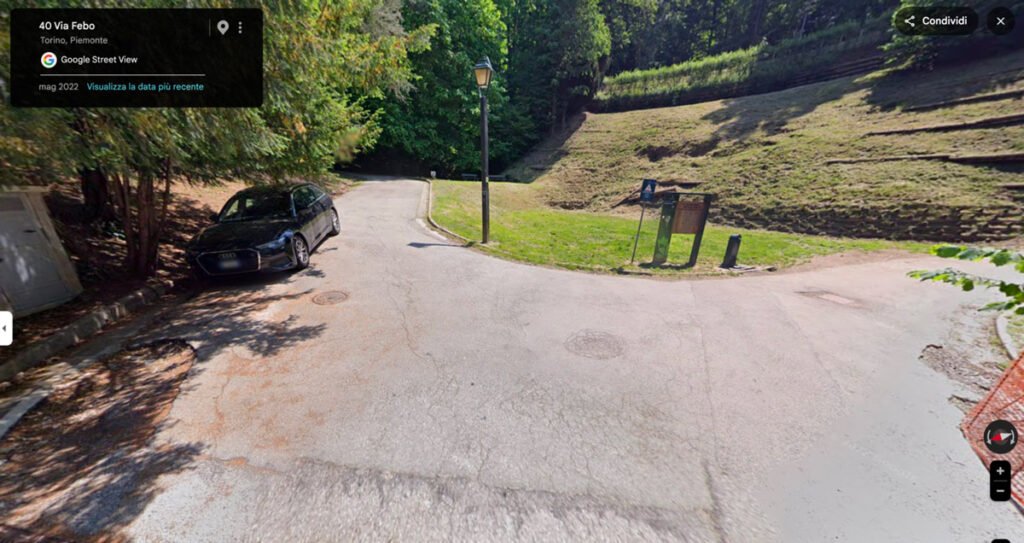 Un bel parcheggio al Parco leopardi torino