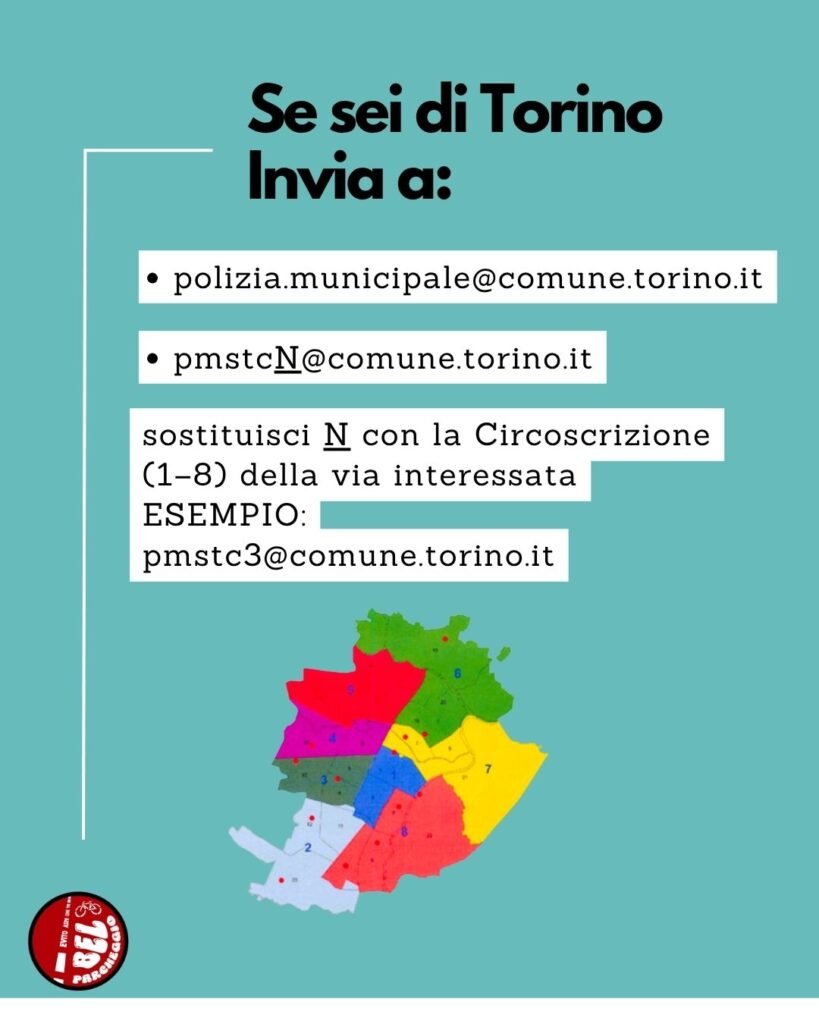 Come segnalare la malasosta Torino - poliza municipale
